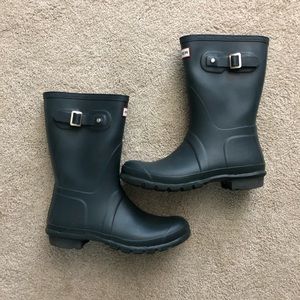 Navy Hunter Boots